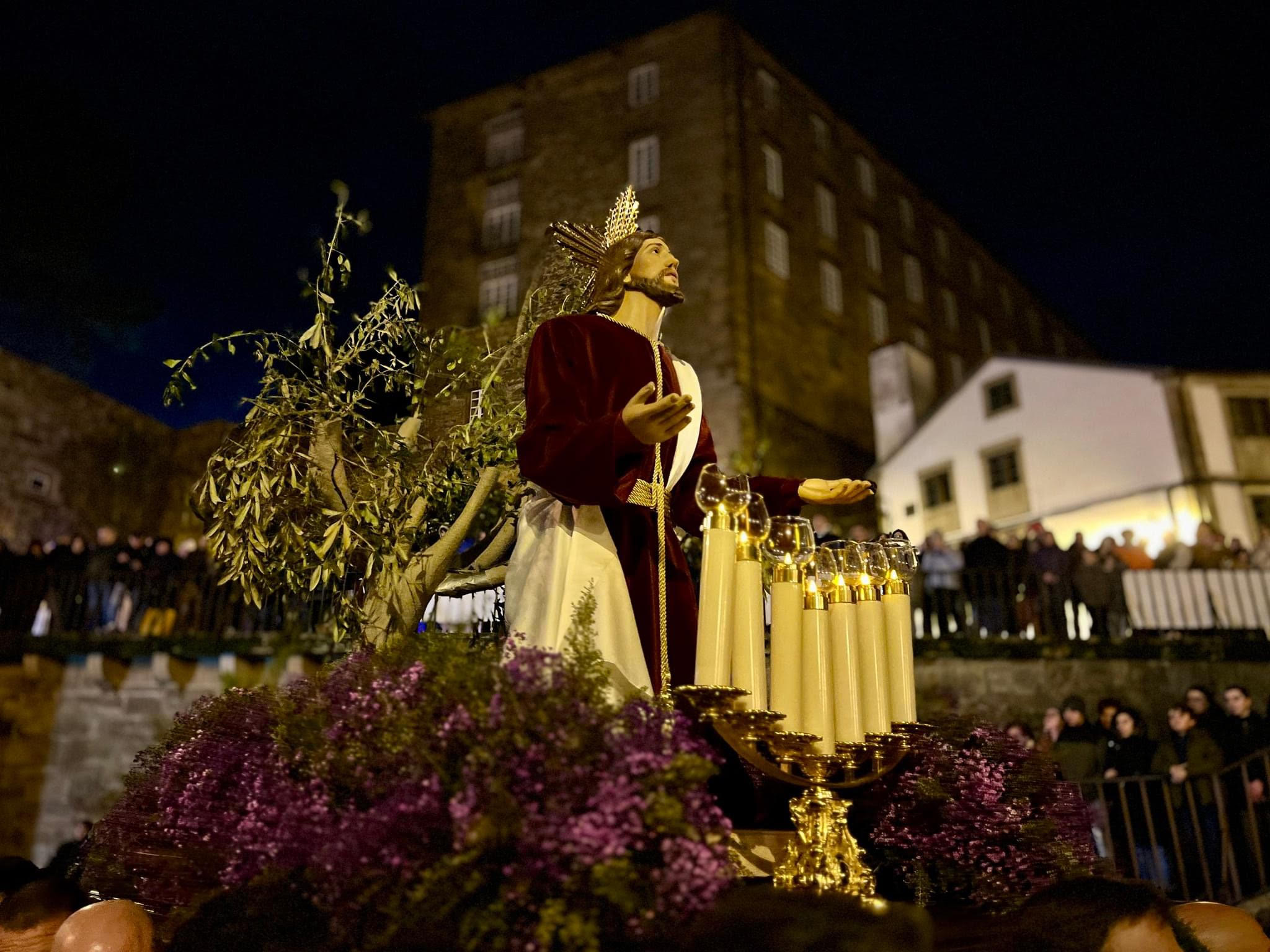 Jesús en la Oración en el Huerto de los Olivos